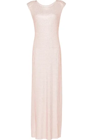 MITILIANE COUTURE Vestido largo con detalles de strass