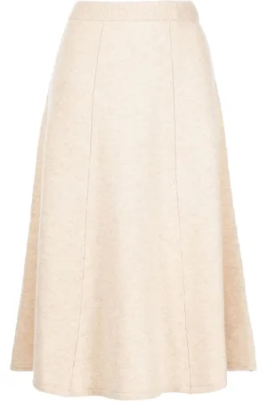 LOVESHACKFANCY Falda larga acampanada