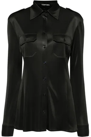 Tom Ford Camisa ajustada estilo militar
