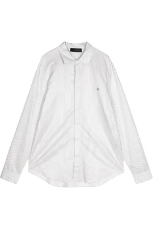 AMIRI Camisa de popelina con rayas estampadas