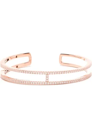 APM Monaco Brazalete Double Line Pavé