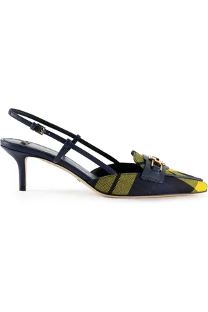 Elisabetta Franchi Zapatillas a cuadros tartán