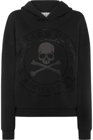 Philipp Plein Hoodie con calavera estampada