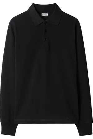 Burberry Playera tipo polo manga larga
