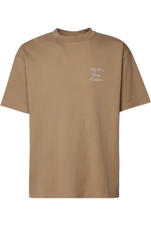 Drôle de Monsieur Playera con eslogan bordado
