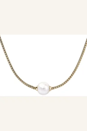 John Hardy Collar JH Essential en oro amarillo de 14kt con perla