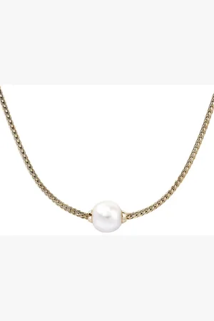 John Hardy Collar JH Essential en oro amarillo de 14kt con perla