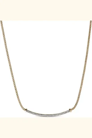 John Hardy Collar JH Essential en oro amarillo de 14kt con diamante