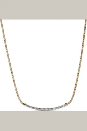 John Hardy Collar JH Essential en oro amarillo de 14kt con diamante