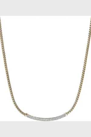 John Hardy Collar JH Essential en oro amarillo de 14kt con diamante
