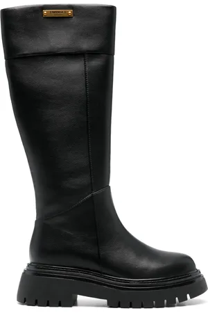 Twin-Set Botas altas con placa del logo