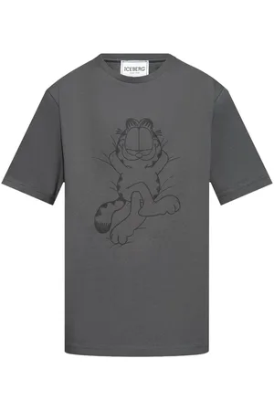 Iceberg Playera con logo estampado de x Garfield
