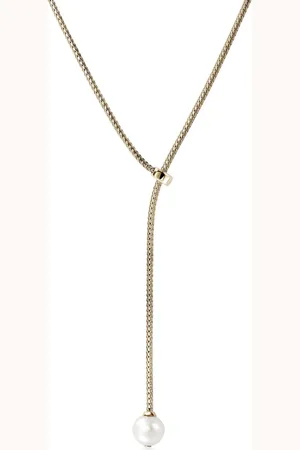 John Hardy Collar JH Essential en oro amarillo de 14kt con perla