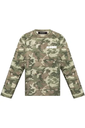 MISBHV Sudadera con estampado militar