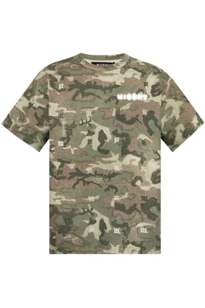 MISBHV Playera con estampado militar