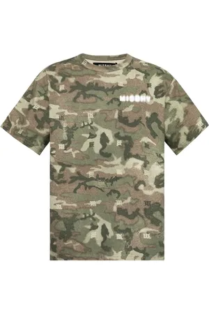 MISBHV Playera con estampado militar