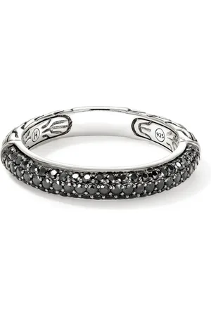 John Hardy Anillo JH Essential en plata de ley con zafiro
