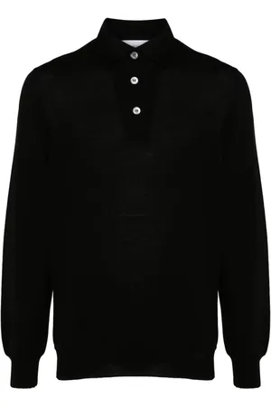 LARDINI Playera tipo polo de tejido fino
