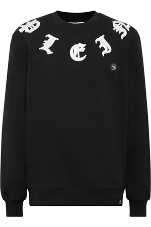 Philipp Plein Sudadera con bordado gótico