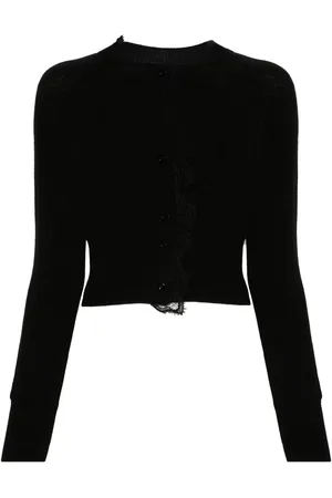 ERMANNO SCERVINO Cárdigan con ribete de encaje