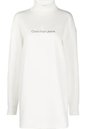 Calvin Klein Vestido con logo bordado