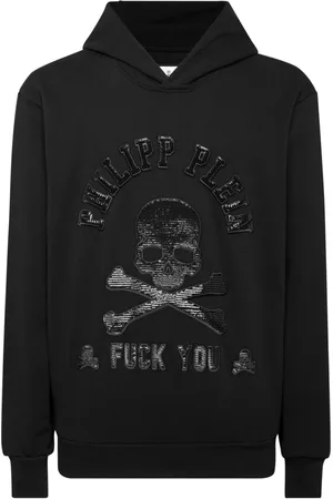 Philipp Plein Hoodie con calavera estampada