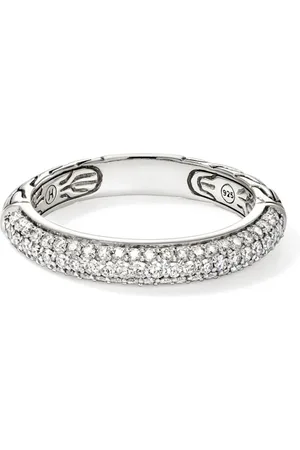 John Hardy Anillo JH Essential en plata de ley con diamante