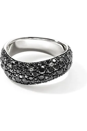 John Hardy Anillo Surf en plata de ley con diamantes