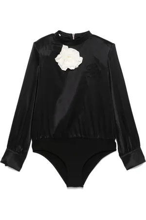 Balmain Body con aplique floral