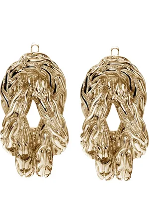 John Hardy Arracadas Lov Knot en oro amarillo de 14kt