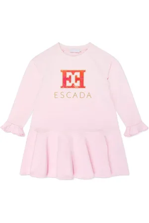 Escada Vestido con logo estampado