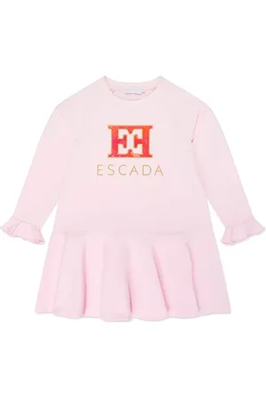 Escada Vestido con logo estampado
