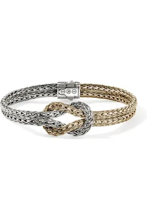 John Hardy Pulsera Love Knot en oro amarillo de 14kt