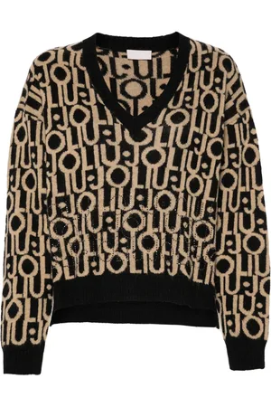 Liu Jo Suéter con logo en jacquard