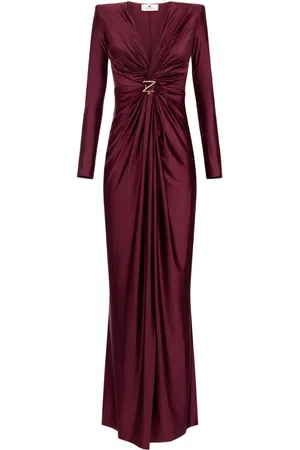Elisabetta Franchi Vestido de fiesta con detalle de nudo