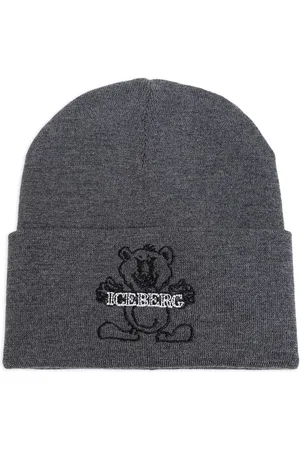 Iceberg Gorro con logo bordado