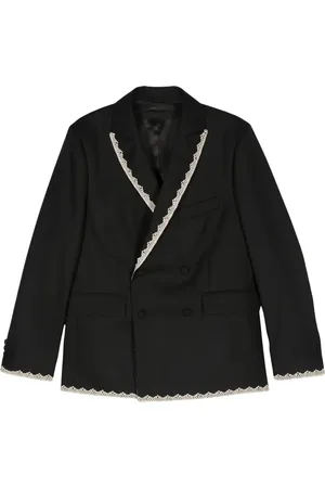 BODE Blazer con ribete de encaje