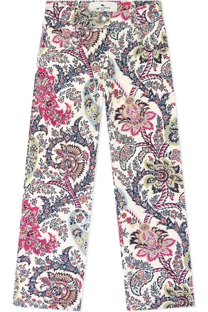Etro Pantalones con estampado de cachemira