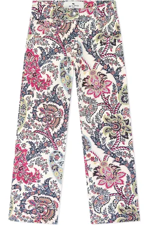Etro Pantalones con estampado de cachemira