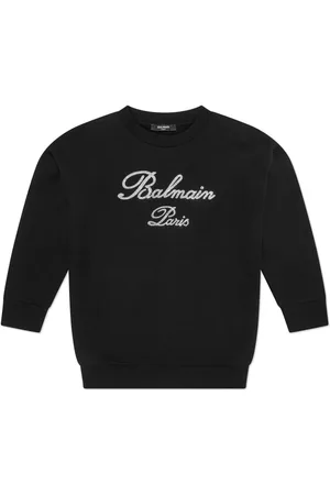 Balmain Sudadera con detalles de cristal
