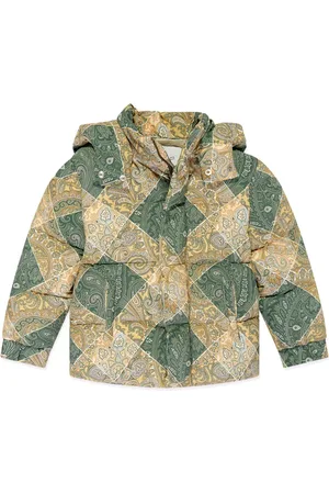 Etro Chamarra capitonada con estampado de cachemira