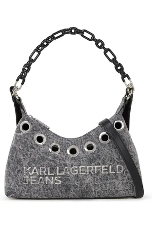 Karl Lagerfeld Bolsa de hombro de mezclilla