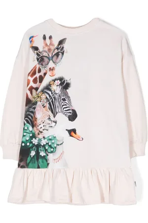 Molo Vestido corto con animal print