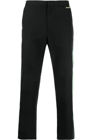 KOCHÉ Pantalones rectos con rayas laterales