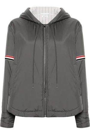 Thom Browne Chamarra capitonada con motivo RWB