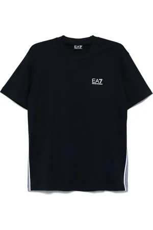 EA7 Playera con rayas laterales