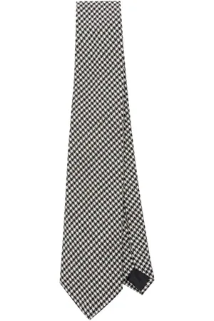 Fursac Corbata con motivo pied de poule