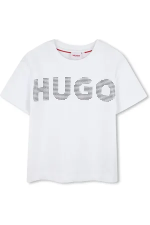 HUGO BOSS Playera con logo y detalles