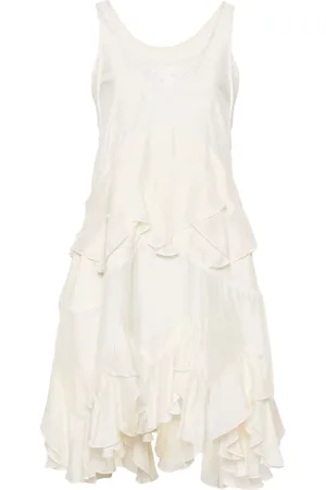 Stella McCartney Vestido midi con volantes