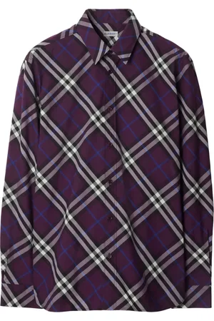 Burberry Camisa con cuadros estampados